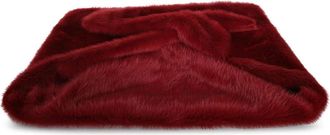 Herno Sjaal in Lady Alternatieve Bont - Dames - Wintersjaals - Rood - ONE Size - Katoen - Accessoires