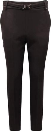 Kocca Eymarr WO Broeken Gemaakt in Itali&euml; - Dames - Slim Fit Broeken - Zwart - 2XS - Broeken