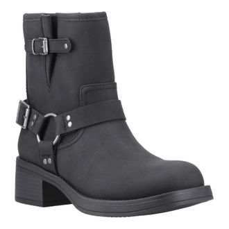 Rocket Dog Womens/Ladies Nino Mid Cut Biker Boots (Black) - Size UK 6
