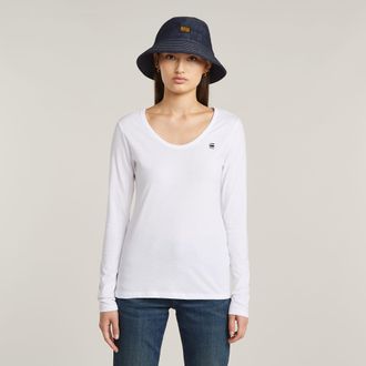 G-Star Slim Top - Wit - Dames