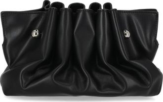 Jessica McClintock Shaye Pleated Clutch in Black at Nordstrom Rack