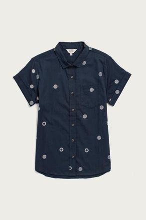 Bridge & Burn Bea Shirt in Lunar Polka at Nordstrom, Size Xx-Large