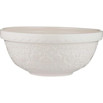 Mason Cash Deck The Halls Size 18 Cream Mixing Bowl, 2.85 Quart at Nordstrom