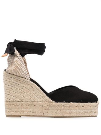 Castaner Espadrilles Chiara con zeppa - Nero