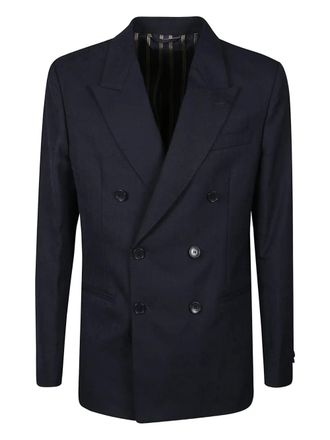 Etro double-breasted blazer - Blue