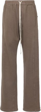 Rick Owens Pusher track pants - women - Organic Cotton/Elastane - M - Brown
