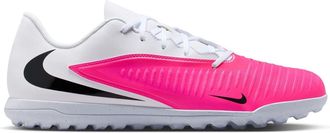 Nike Phantom 6 platte voetbalschoenen voor volwassenen (unisex) (Wit/Roze)