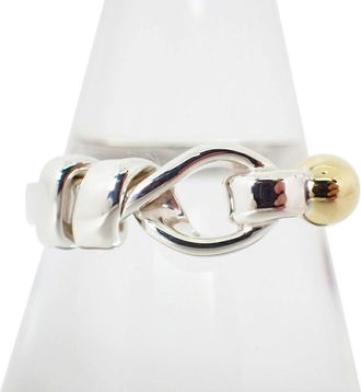 Tiffany & Co. Yellow Gold (18K) Sterling Silver 925 Band Ring (Pre-Owned)