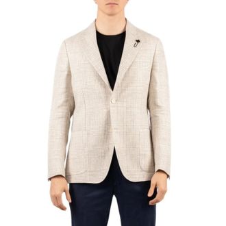 Lardini Heren, Jassen, Beige, Maat: L Katoen