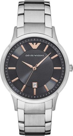 Emporio Armani Horloges - Heren - Horloges - Grijs - ONE Size - Accessoires