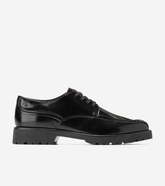 Cole Haan Womens Treena Lug Oxfords - Black Size 10.5