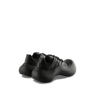 adidas Mesh Lace-Up Sneakers - Black