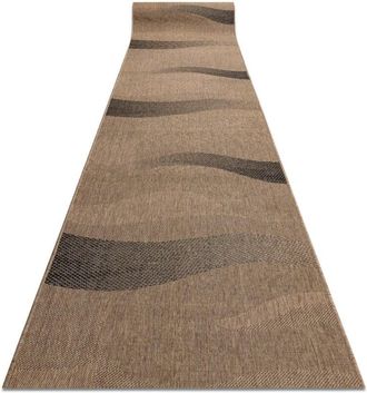 RugsX Rugsx - Runner sizal floorlux design 20212 coffe / black 120 cm beige 120x180 cm
