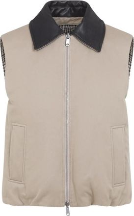 Brunello Cucinelli Reversible Check-pattern Gilet