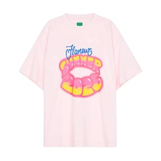 Flaneur Fl&acirc;neur, Tops, Heren, Roze, M, Airbrush Summer T-Shirt