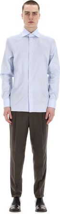 Ermenegildo Zegna Trofeo Knitted Cotton Shirt