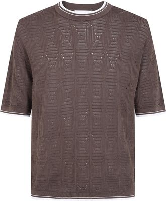 Laneus Knitted T-Shirt Man