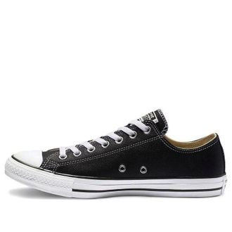 Converse Chuck Taylor All Star Leather Ox Black 132174C