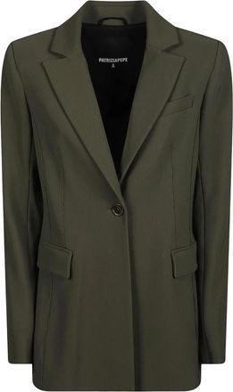 Patrizia Pepe Single Breasted Jacket - Dames - Blazers - Groen - S - Jassen