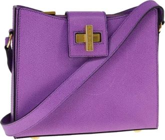 Celine Pre-owned Cross Body Bags, female, Purple, Size: ONE SIZE Pre-owned Vintage Cross Body Bag