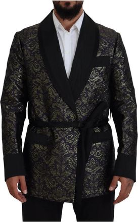 Dolce & Gabbana Blazer Robe Jas - Heren - Blazers - Veelkleurig - XL - Polyester - Jassen