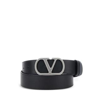 Valentino Garavani Belts, unisex, Black, 105 CM, VLogo Signature Reversible Belt