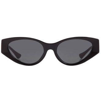 Versace Dark Grey Cat Eye Ladies Sunglasses VE4454 GB1/87 55