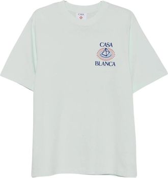 Casablanca Hemelse Piramide T-shirt - Heren - T-shirts - Wit - XL - Katoen - Tops