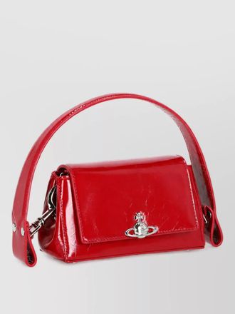 Vivienne Westwood orb calf leather shoulder bag