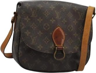 Louis Vuitton Pre-owned Saint Cloud GM Schoudertas - Dames - Vintage Schoudertas - Bruin - ONE Size - Leer - Vintage
