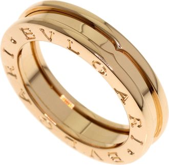 Bulgari Pink Gold (18K) Band Ring (Pre-Owned)