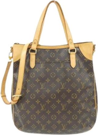 Louis Vuitton Pre-owned Tote Bags, female, Brown, Size: ONE SIZE Pre-owned Monogram Odeon Shoulder Bag