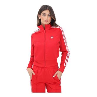 adidas Dames, Sweatshirts & Hoodies, Rood, Maat: XS Poliester