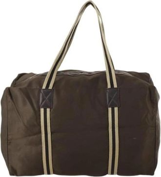 Gucci Pre-owned Weekend Bags, female, Brown, Size: ONE SIZE Pre-owned Vintage Boston Bag