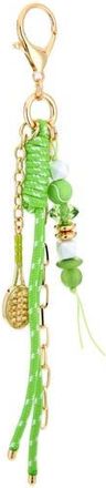 Leith Beaded Tennis Ball Bag Charm in Green Multi- Gold at Nordstrom Rack