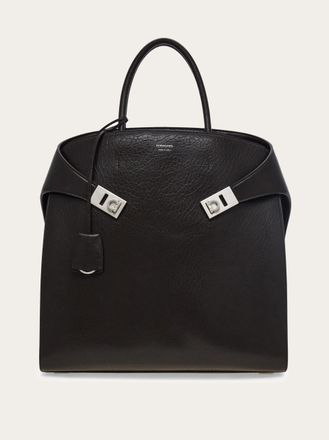 Ferragamo Men Hug tote bag Brown