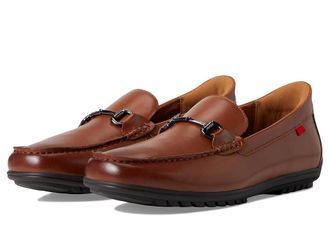 Marc Joseph New York Elliot Road (Hands Free Technology) Mens Slip on Shoes Cognac Leather : 9.5 M, Faux Leather