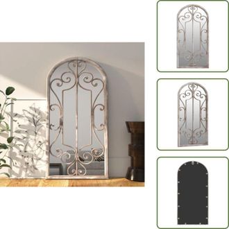 vidaXL Specchio per casa - vidaXL Specchio Sabbia 70x30 cm Ferro per Uso Interno - Specchio antico
