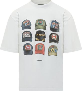 Dsquared2 White Crew Neck T-Shirt