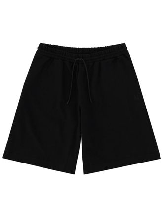 Msgm Neutrals Elastic Waistband Drawstring Shorts