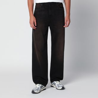 Carhartt Work in Progress Pantaloni Aaron neri in denim di cotone