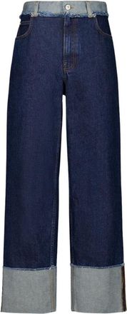 Marni Jeans, Dames, Blauw, S, Denim, Inside-Out Denim Jeans