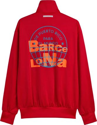adidas x Bad Bunny DtMF Tour Merch Barcelona Firebird Track Jacket Red LG9052