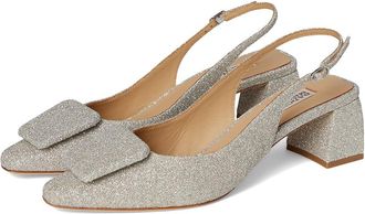 Badgley Mischka Gracen Womens Shoes Silver : 8.5 M