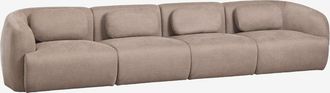 Sklum Sof&aacute; Modular De 4 Piezas En Chenilla Coquette Sklum