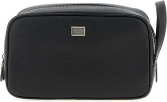 Dolce & Gabbana Neceser de Piel - Bags - Hombre - Negro - ONE SIZE