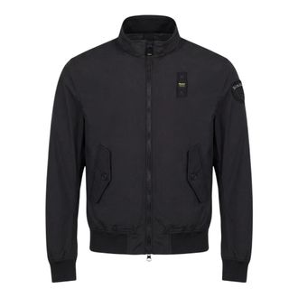 Blauer Bomber Jackets, male, Black, Size: M Alwin Padded Jacket