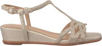 Alma En Pena Alma EN Pena, Schoenen, Dames, Geel, 41 EU, Middelhoge sandaal met glitter