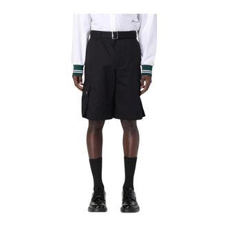 Jacquemus Korte Broeken, Heren, Zwart, S, Katoen, Cargo Shorts