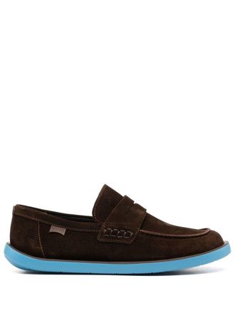 Camper Wagon suede slip-on loafers - Brown